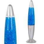 Nočná lampa s trblietavými farebnými svetlami na pozadí, modrá 18158