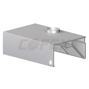 Nástenný odsávač pary - hranatý 1200x700x450mm