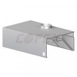 Nástenný odsávač pary - hranatý 1100x800x450mm