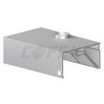 Nástenný odsávač pary - hranatý 1100x900x450mm