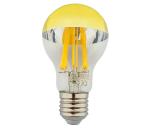 Baterie centrum LED Žiarovka DECOR MIRROR A60 E27/12W/230V zlatá 4200K