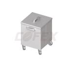 Pojazdný odpadový kôš 40 liter