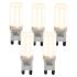 Sada 5 stmievateľných LED žiaroviek G9 3W 280 lm 2700K