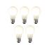 Sada 5 stmievateľných žiaroviek LED E27 A60 7W 806 lm 2700K