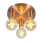 Medené stropné svietidlo v štýle art deco - Facil 3