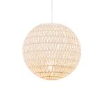 Retro závesná lampa biela 40 cm - Lina Ball 40