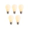 Sada 5 ks E27 stmievateľných LED žiaroviek A60 matných 5W 380lm