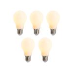 Sada 5 ks E27 stmievateľných LED žiaroviek A60 matných 5W 380lm