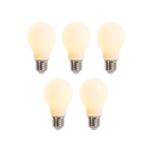 Sada 5 ks E27 stmievateľných LED žiaroviek A60 matných 5W 380lm