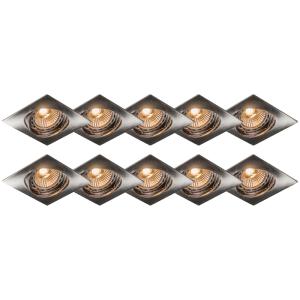 Moderná zapustená sklopná bodová oceľová súprava 10 - Edu