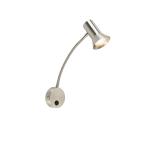 Nástenné svietidlo oceľové s ohybným ramenom - Karin flex