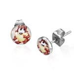 Puzetové náušnice z ocele, Tasmánsky diabol S49.02