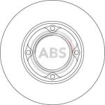 A.B.S. Brzdový kotúč 16324