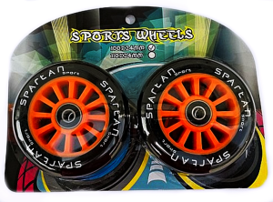 Náhradné kolieska na kolobežky SPARTAN Stunt 100 mm oranžové