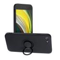 Forcell SILICONE RING Case  iPhone 7 / 8 / SE 2020 / SE 2022 čierny
