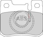 A.B.S. Sada brzdových platničiek kotúčovej brzdy 364982