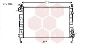 VAN WEZEL Chladič motora 18002335