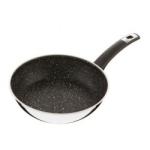 Kolimax Panvica s nepriľnavým povrchom čierny GRANITEC s rukoväťou priemer 26 cm, objem 2.5 l