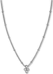 Rosefield Oceľový náhrdelník s trojitým kryštálom Swarovski Toccombo JTNTS-J442