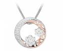 Silver Cat Romantický bicolor náhrdelník so zirkónmi SC431