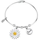 La Petite Story Pevný náramok s prívesky Love LPS05ASD20