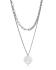 Viceroy Dvojitý oceľový náhrdelník so stromom života Kiss 15106C01000