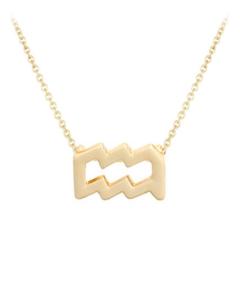 JVD Pozlátený náhrdelník s príveskom Vodnár SVLN0195XH2GOVO