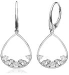 MOISS Úchvatné strieborné náušnice so zirkónmi E0001316