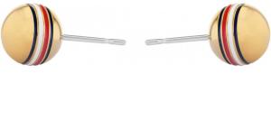 Tommy Hilfiger Pozlátené náušnice kôstky z ocele 2780517