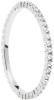PDPAOLA Minimalistický prsteň zo striebra s trblietavými zirkónmi White Essential Silver AN02-347 56 mm