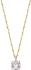 Lotus Silver Elegantný pozlátený náhrdelník zo striebra s čírymi kryštálmi Swarovski LP2005-1 / 5 (retiazka, prívesok)