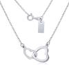Silvego Strieborný náhrdelník Spojená srdce SMJN059FP7