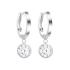 Preciosa Strieborné náušnice s trblietavými zirkónmi Lucea 5297 00