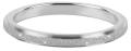 Troli Oceľový trblietavý prsteň KR-01 Silver 52 mm
