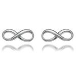 Hot Diamonds Strieborné náušnice Hot Diamonds Infinity DE390