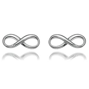 Hot Diamonds Strieborné náušnice Hot Diamonds Infinity DE390