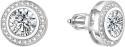 Beneto Strieborné náušnice so zirkónmi TAGUP1588S