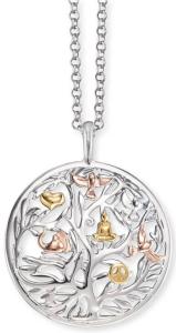 Engelsrufer Strieborný tricolor náhrdelník Strom života ERN-TREE-TRICO