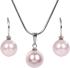 Levien Pôvabná sada náhrdelníka a náušníc Pearl Rosaline