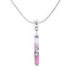 Lampglas Nežný náhrdelník Good Mood s perlou Lampglas NPR24