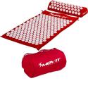 Movit akupresúrna podložka s vankúšom 75 x 44 cm červená