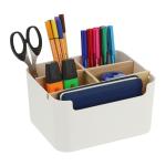 Organizér na stôl RD1603, biela