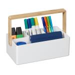 Organizér na stôl RD1605, biela