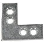 Kinekus Rohovník plochý kovový 30x30 mm/100ks