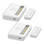 Solight LED svetlá do skríň a zásuviek na batérie 2XAAA WL908