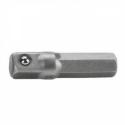 FORTUM Adapter 1/4" na bit hex Fortum