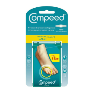 COMPEED náplasť na pľuzgiere stredná gélová 10 ks