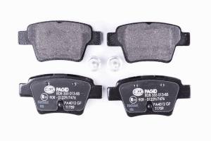 HELLA PAGID Sada brzdových platničiek kotúčovej brzdy 8DB355013851