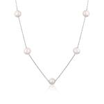 JwL Luxury Pearls Náhrdelník z nežných 5 pravých perál JL0755
