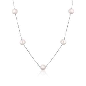 JwL Luxury Pearls Náhrdelník z nežných 5 pravých perál JL0755